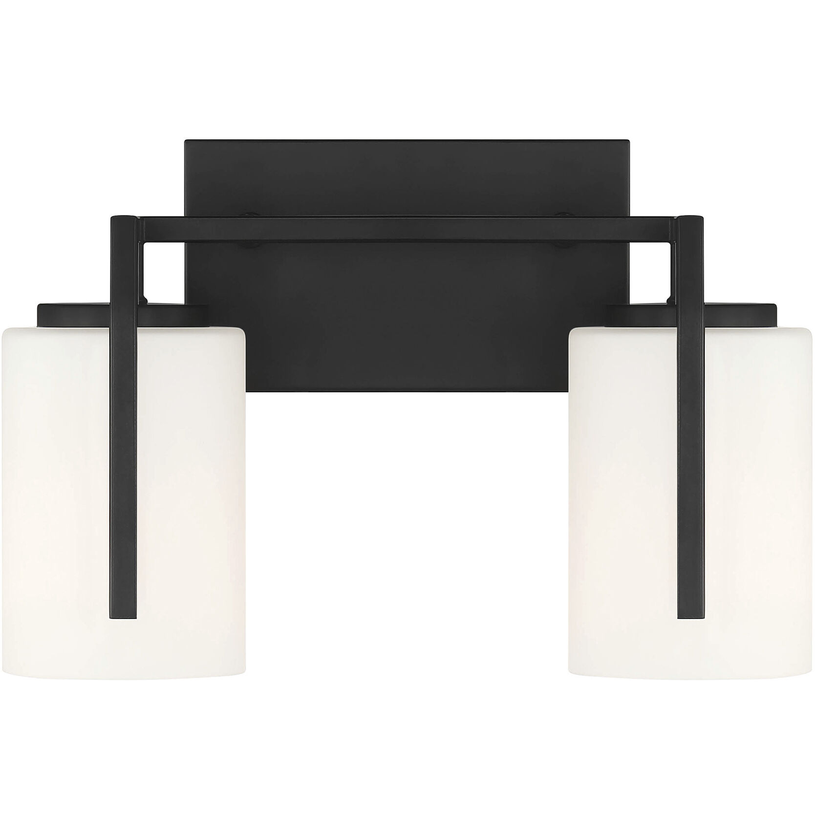 Cambria 2 Light 14 inch Matte Black Vanity Light Wall Light